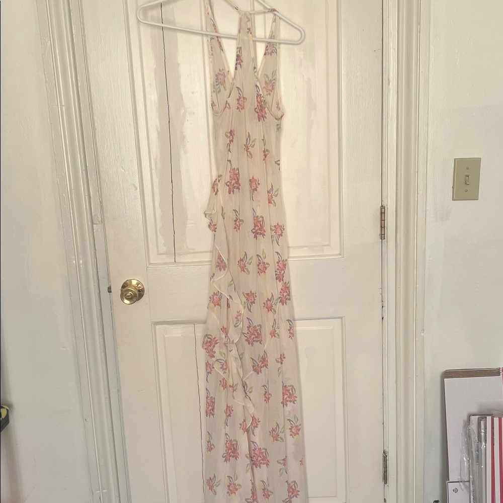 Free People stop and stare floral maxi sheer dress size xs nwot - Picture 10 of 10